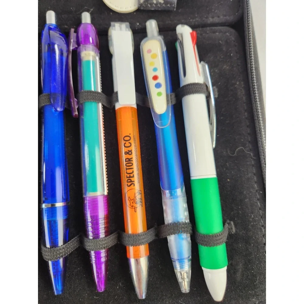 Salesmen sample zipper case Pens Spector & Co. Collection Marker USB Keychains‎